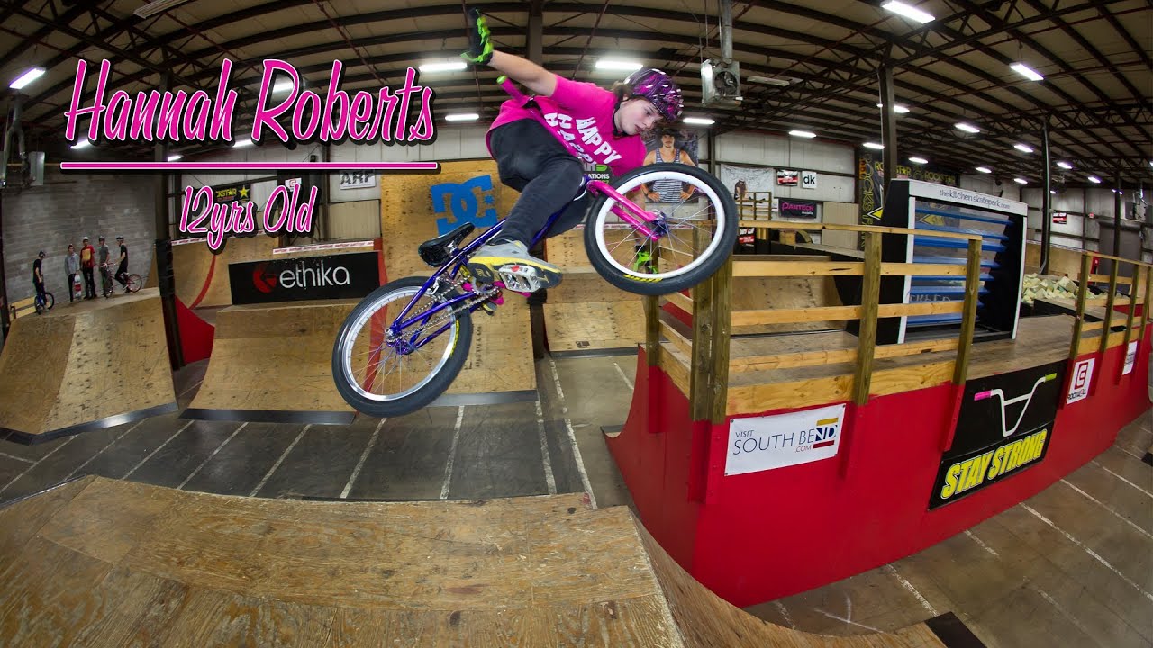 12 Year Old Girl Hannah Roberts BMX Video