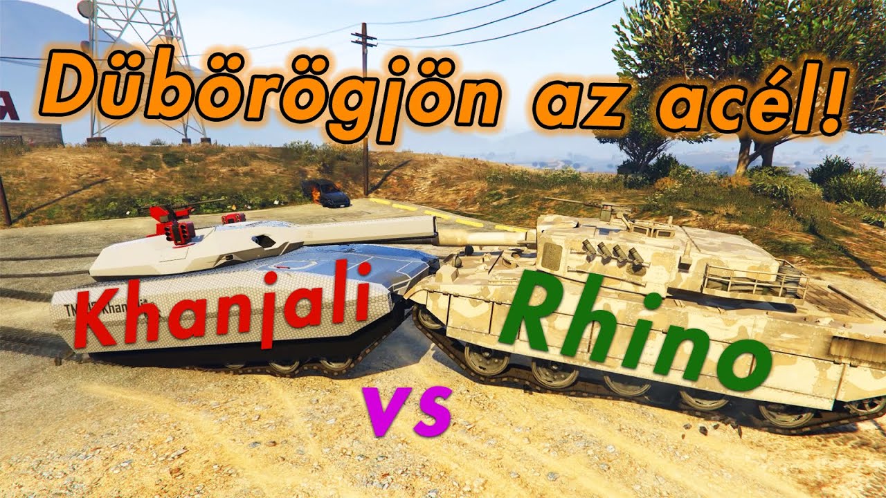 ⚔️ Rhino vs Khanjali ⚔️ Melyik a jobb Tank? | Tit&aacute;nok Harca
