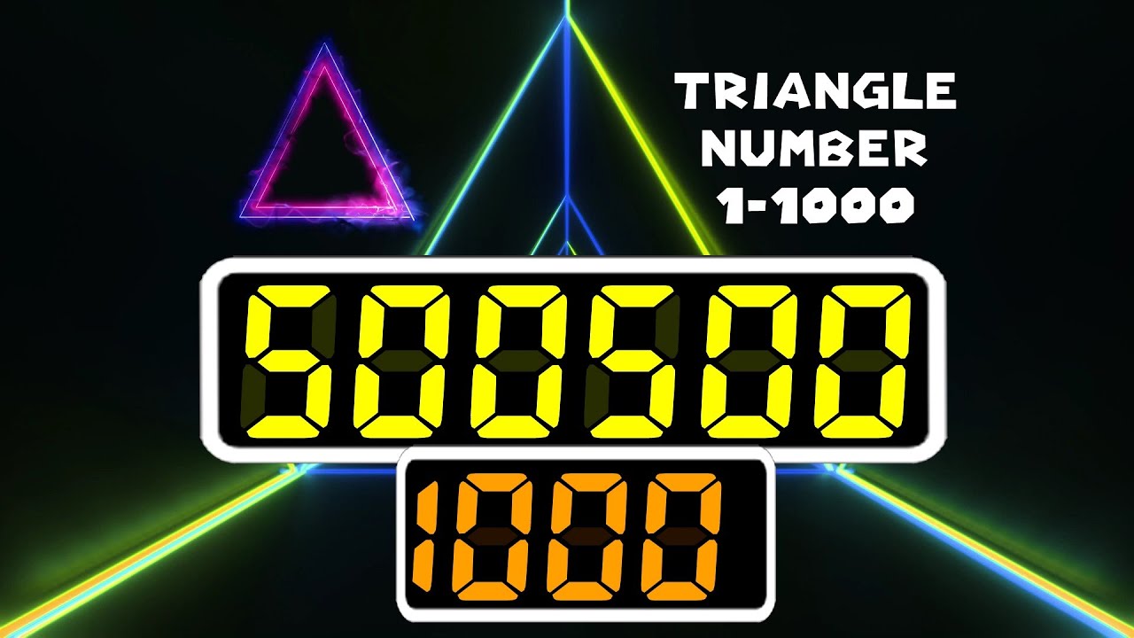 BCG 1,000 Seconds Countdown (Triangle Number from 500,500 to 0) - Remix BBC World News Countdown
