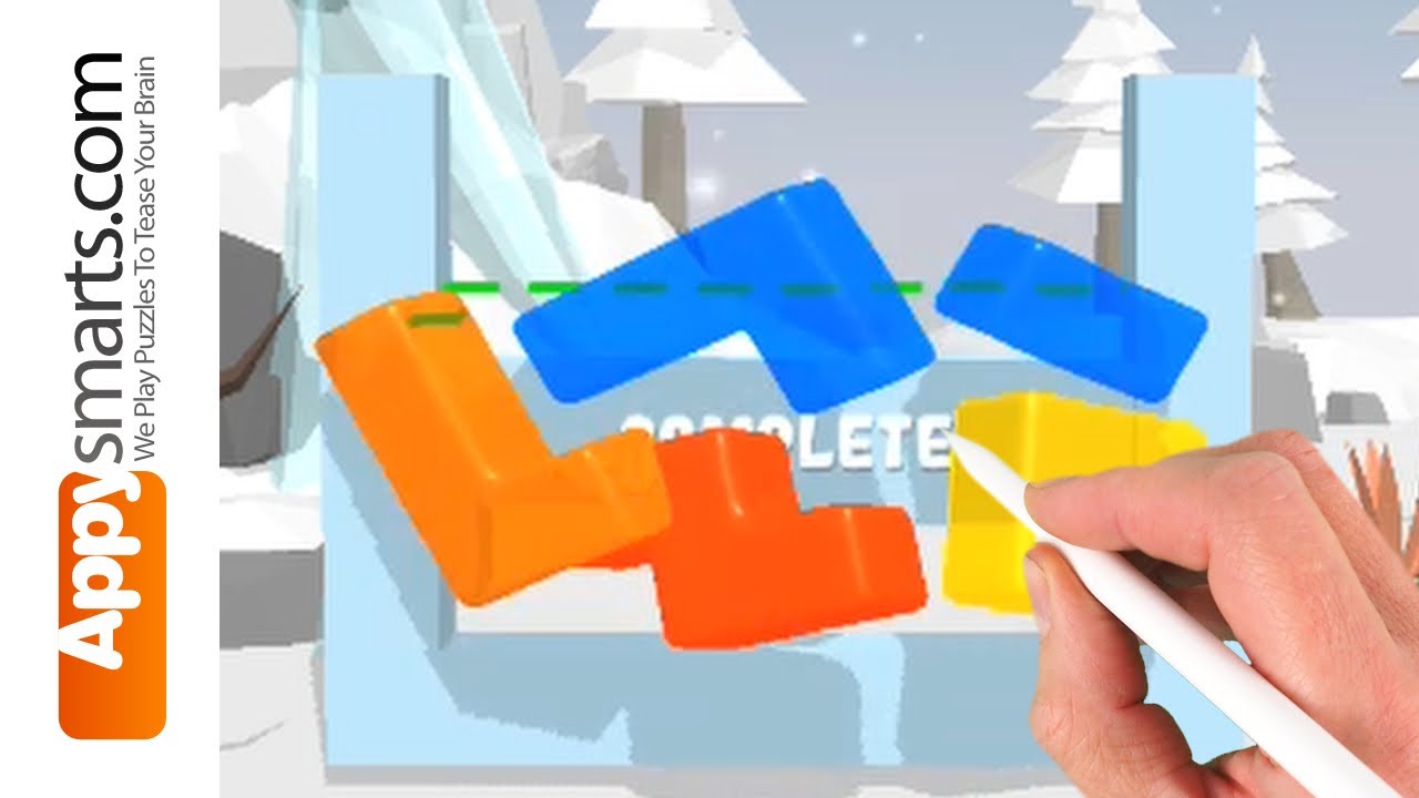 Squishy Tetris Pieces with Jelly Block 3D - First Steps Tutorial with Samsung Pen