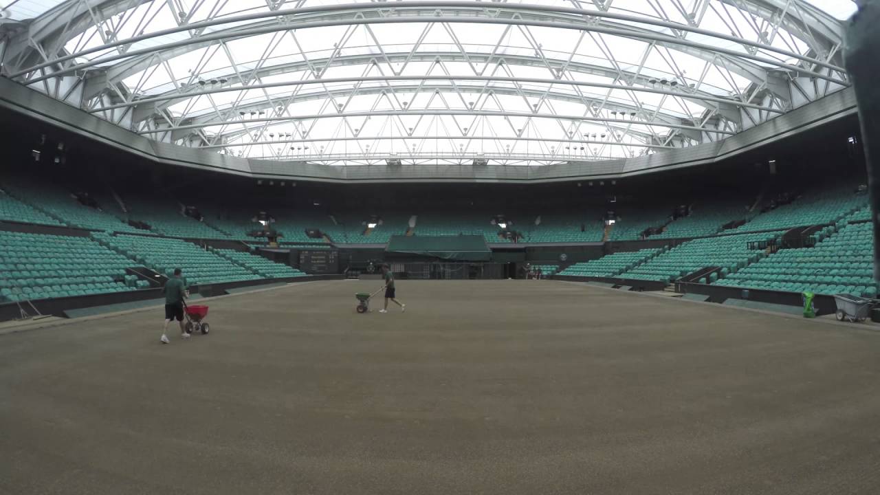 Reseeding Centre Court for The Championships 2017