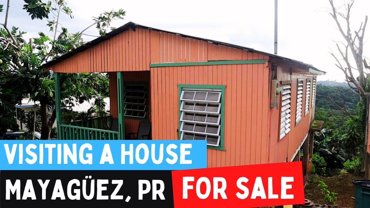 Visité casa barata de campo a la venta en Mayaguez PR con terreno