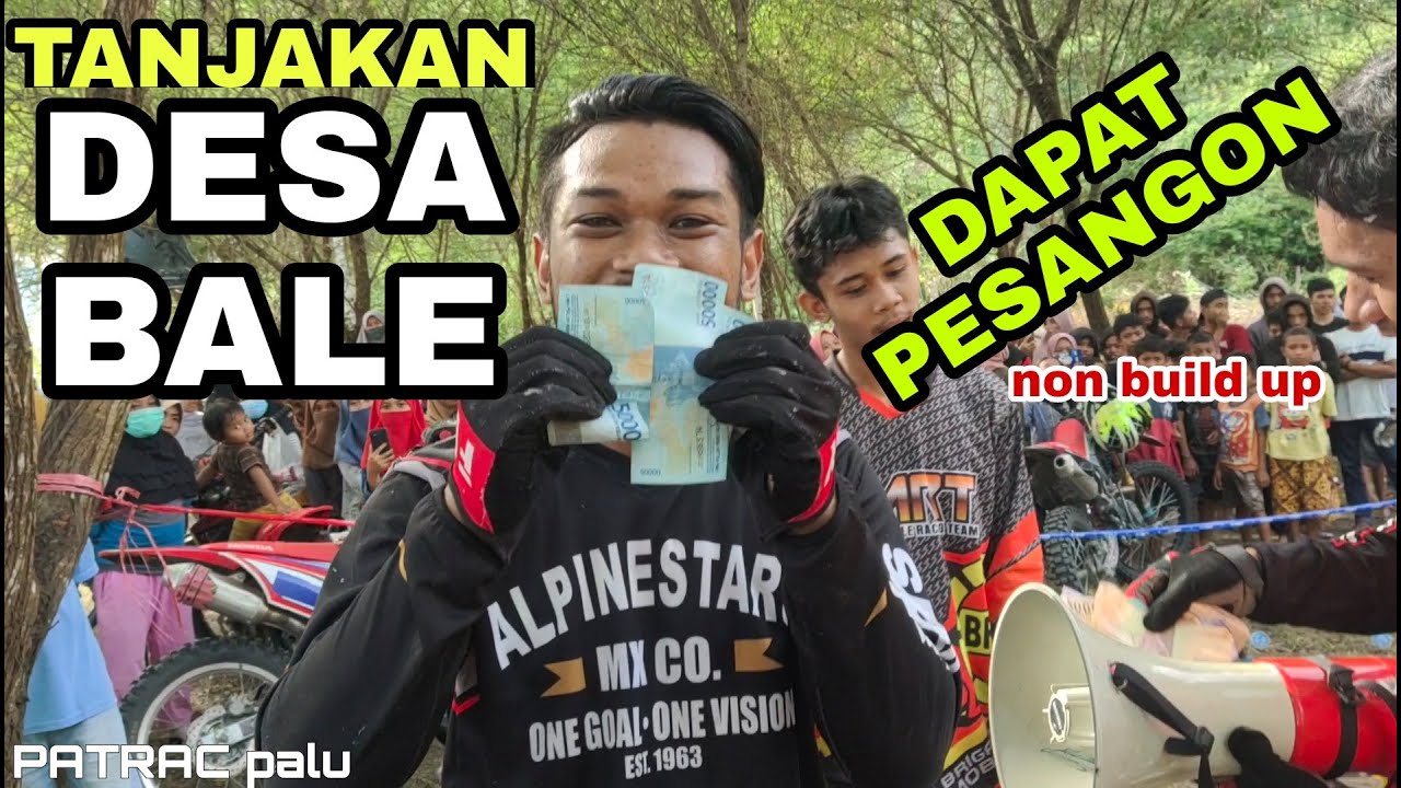 tanjakan di desa bale ada saweran nya ternyata!!
