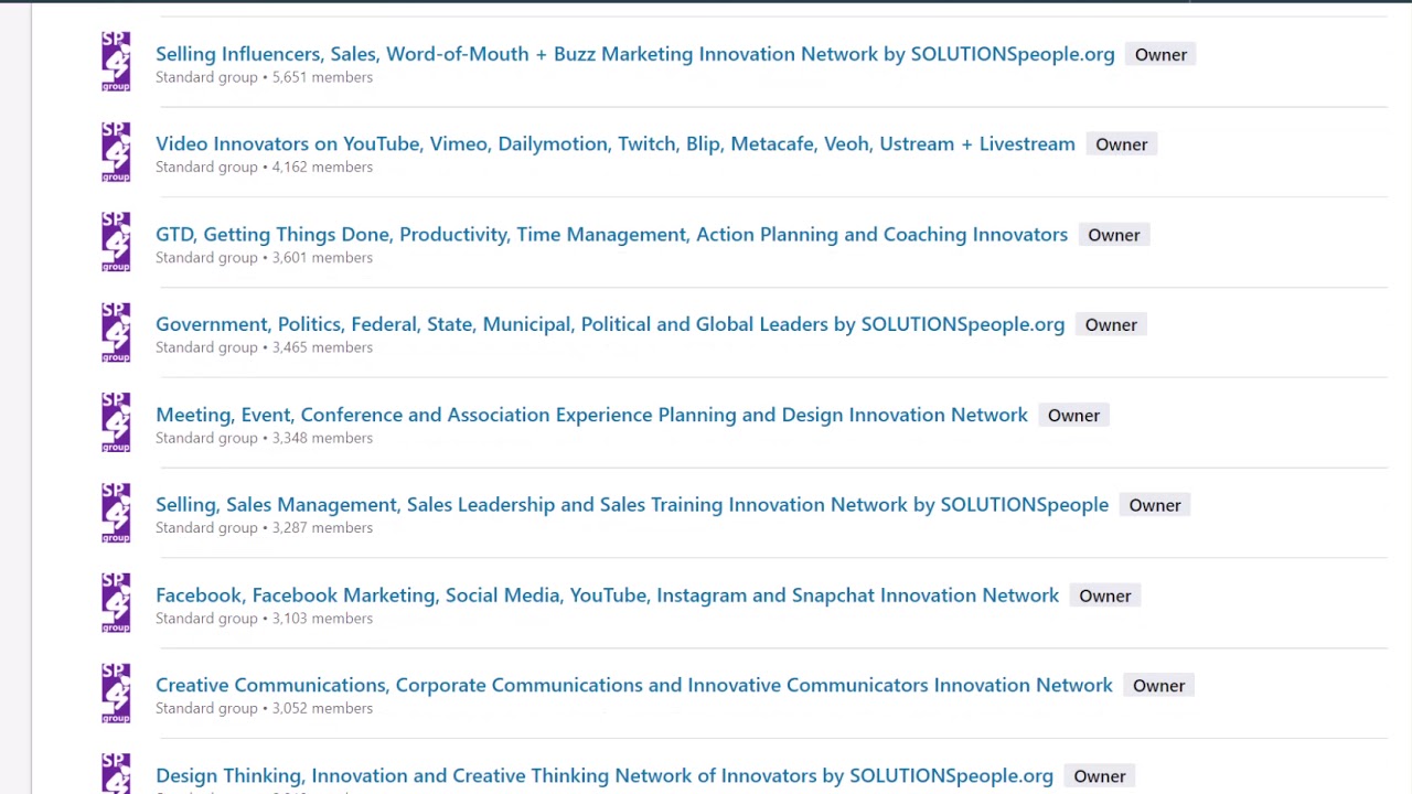 Our Top 50 Linkedin Groups for Innovators & Creative Thinkers
