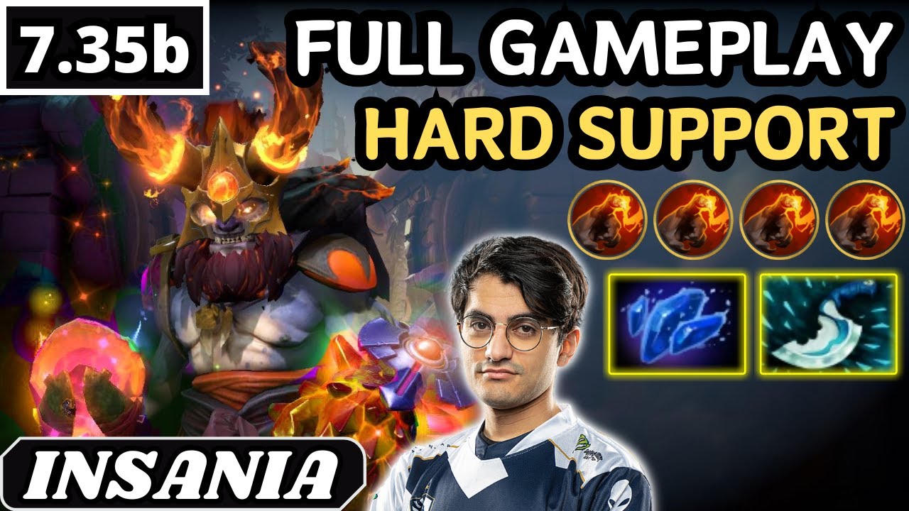 7.35b - Insania LION Hard Support Gameplay - Dota 2 Full Match Gameplay