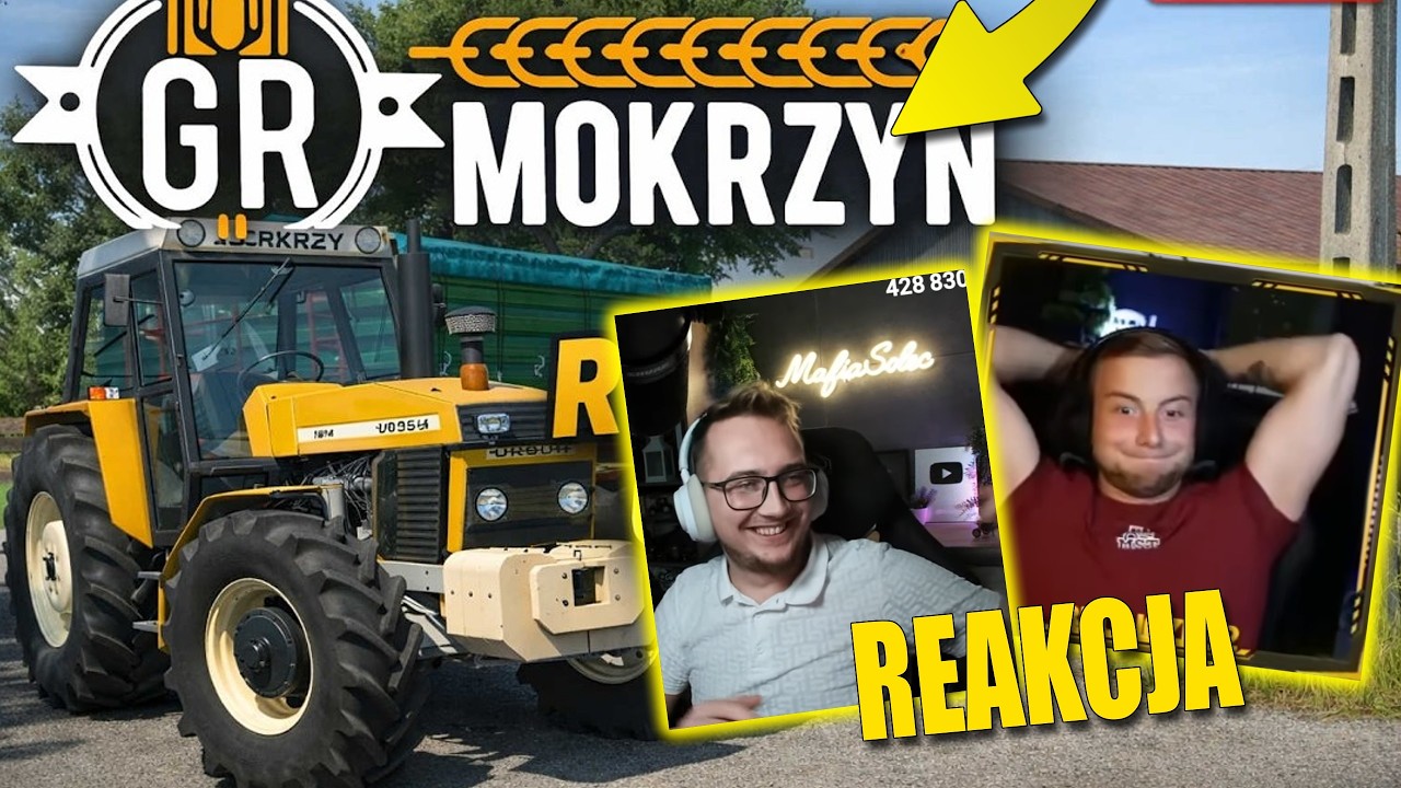 MAFIA SOLEC & BRONCZEK Oglądają Jak Wygląda GR MOKRZYN W FS25😱