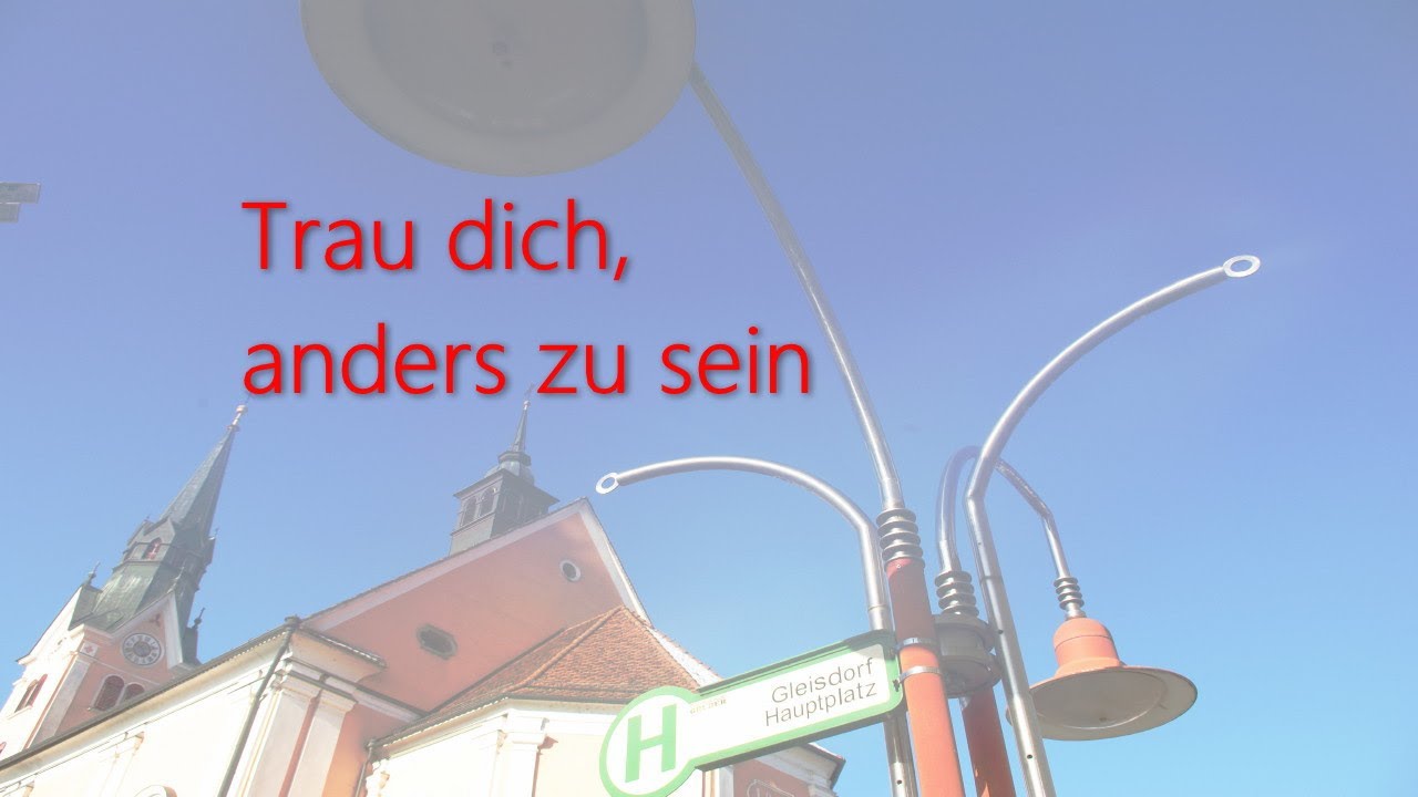 Trau dich, anders zu sein