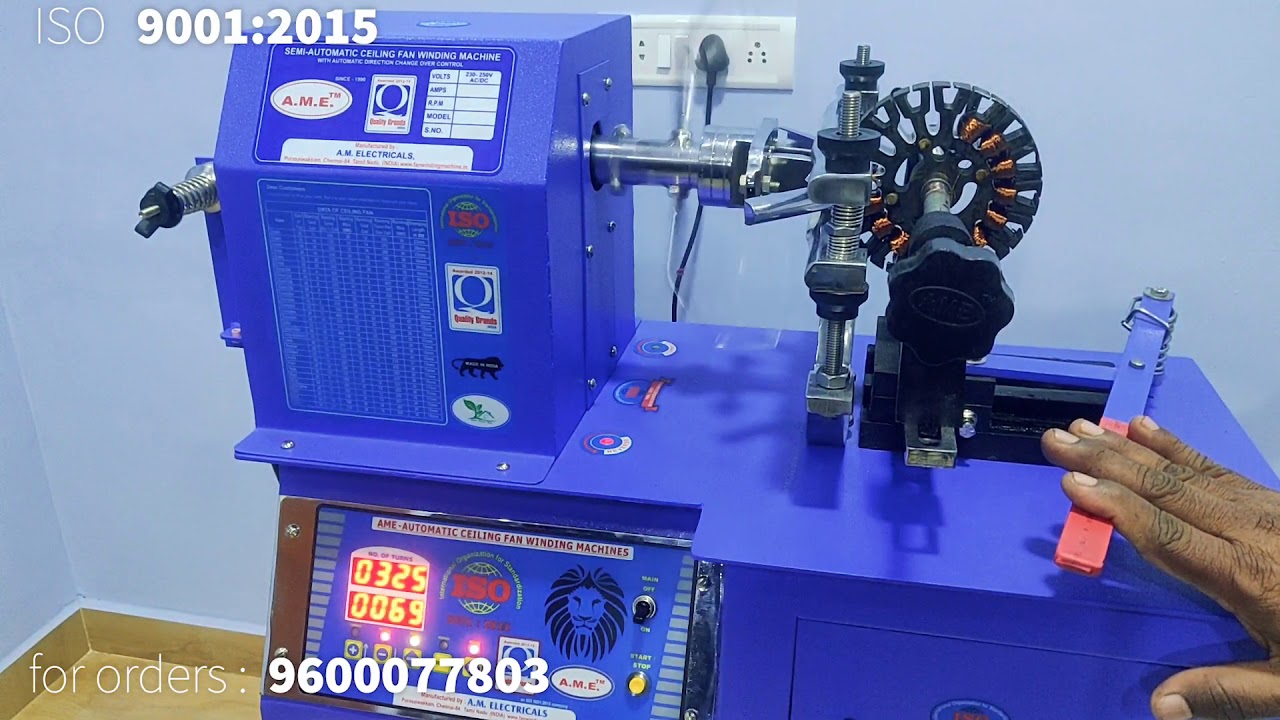 FAN WINDING MACHINE - LEO MODEL buy @ www.fanwindingmachine.in