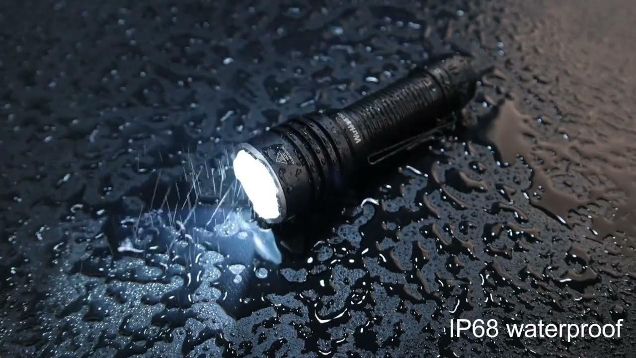 Wurkkos TS23 21700 Rechargeable Tactical Flashlight XHP70.3 HI LED