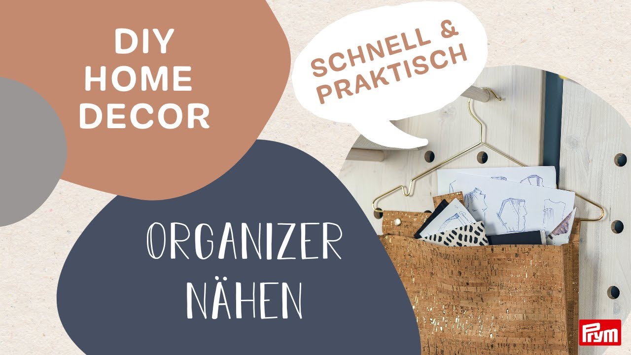 Aufbewahrungsmappe aus Kork nähen | Swantje von YesHoney x Prym