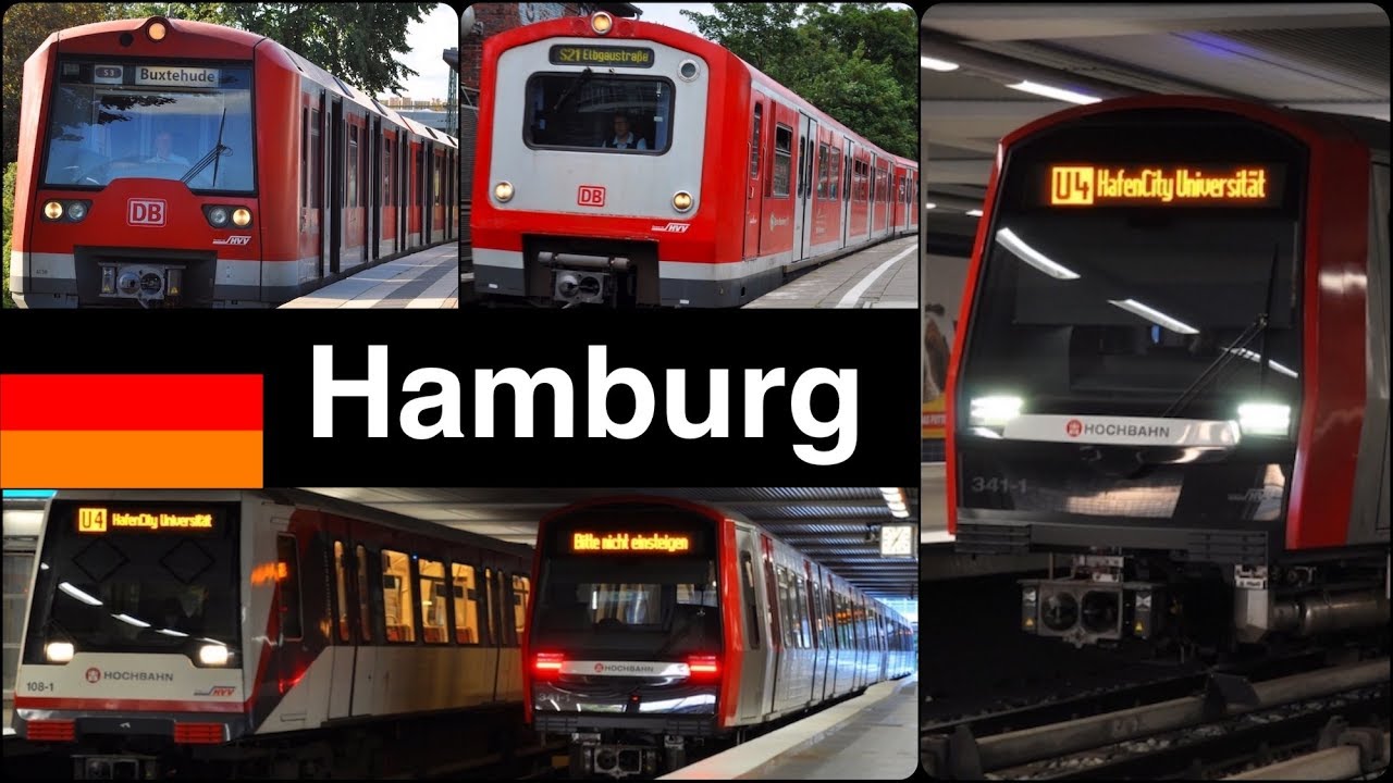 S Bahn, U Bahn in Hamburg [Series 474, 472, 473, DT5, DT4]