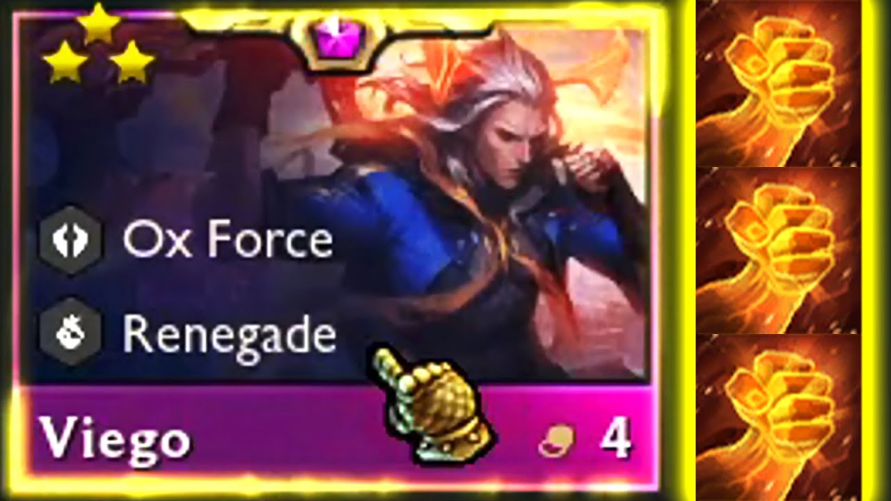 3 HoJ Viego ⭐⭐⭐ ft. 6 Renegade | TFT Set 8