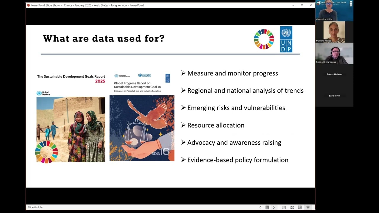 Strengthening SDG 16 Reporting: Regional Clinic (Arab States)