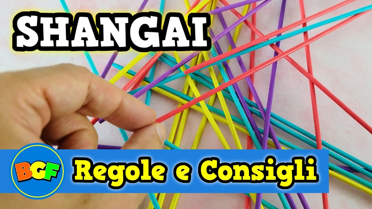 SHANGAI (MIKADO) | Gioco dei Bastoncini | Tutorial 210 Come si gioca