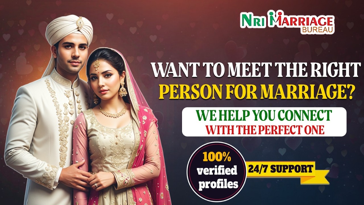Want to meet the right person for marriage? We help you connect with the perfect one