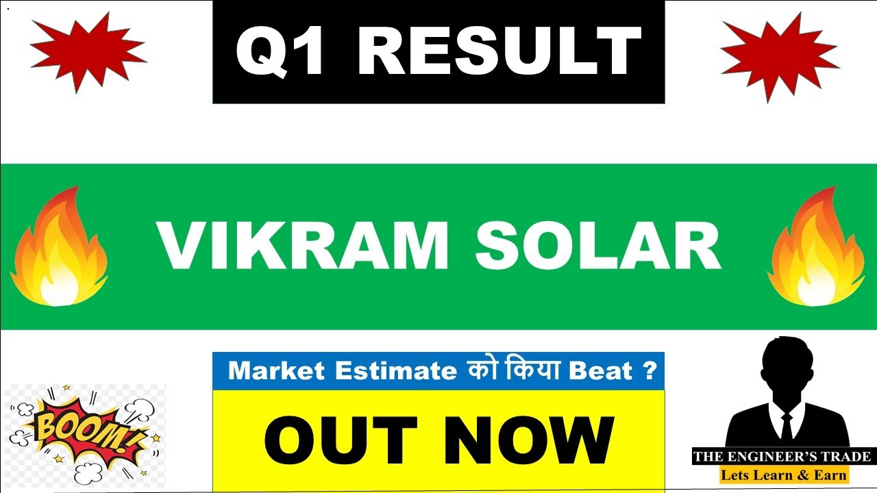 Vikram Solar Q1 Results 2027 | Vikram Solar Results Today | Vikram Solar Share Latest News 
