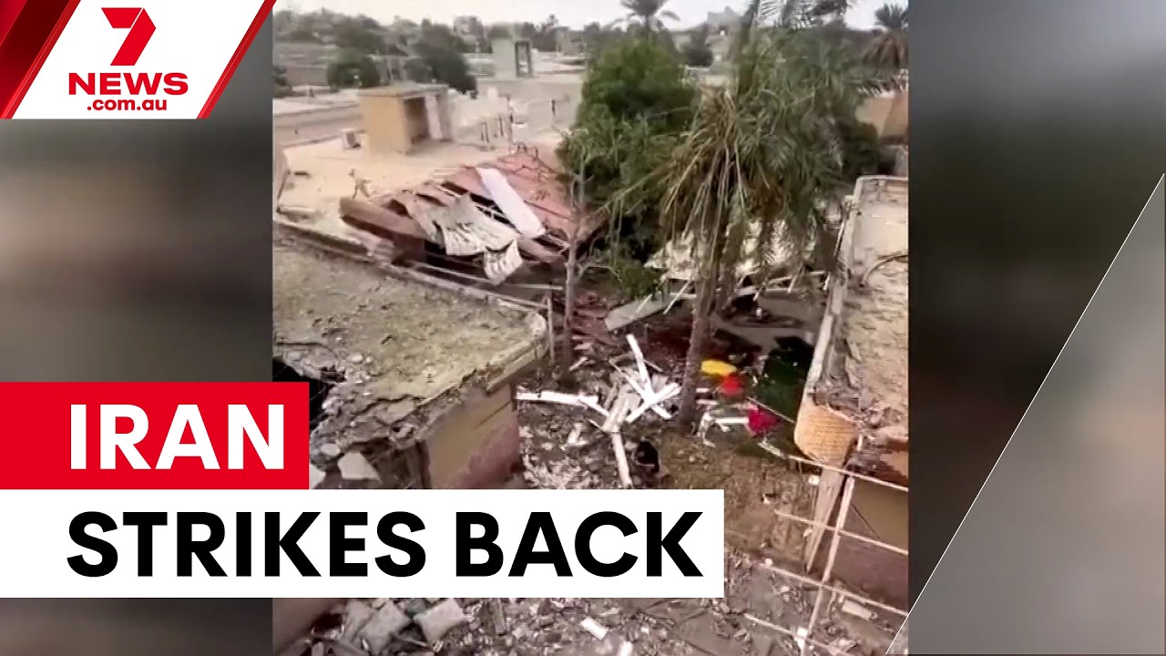 Иран наносит удары по объектам США после атаки на свадьбу | 7NEWS
