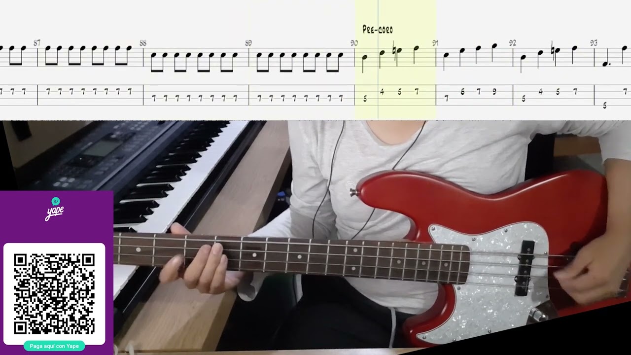 Flash Strato - Madrid en Technicolor - Bass Tab