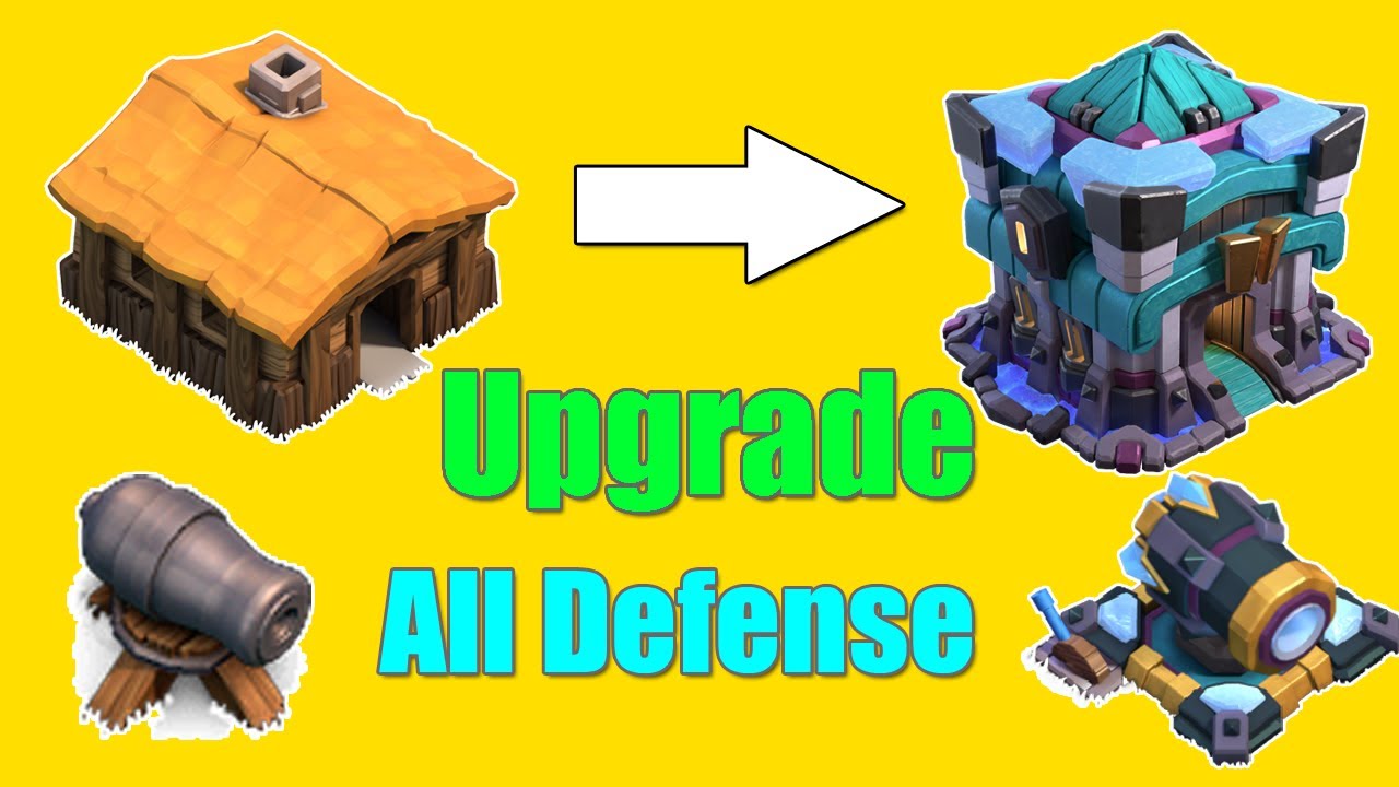 UPGRADE ALL DEFENSE in 14 Minutes | Clash of Clans All Defense Upgrades in Every Level
