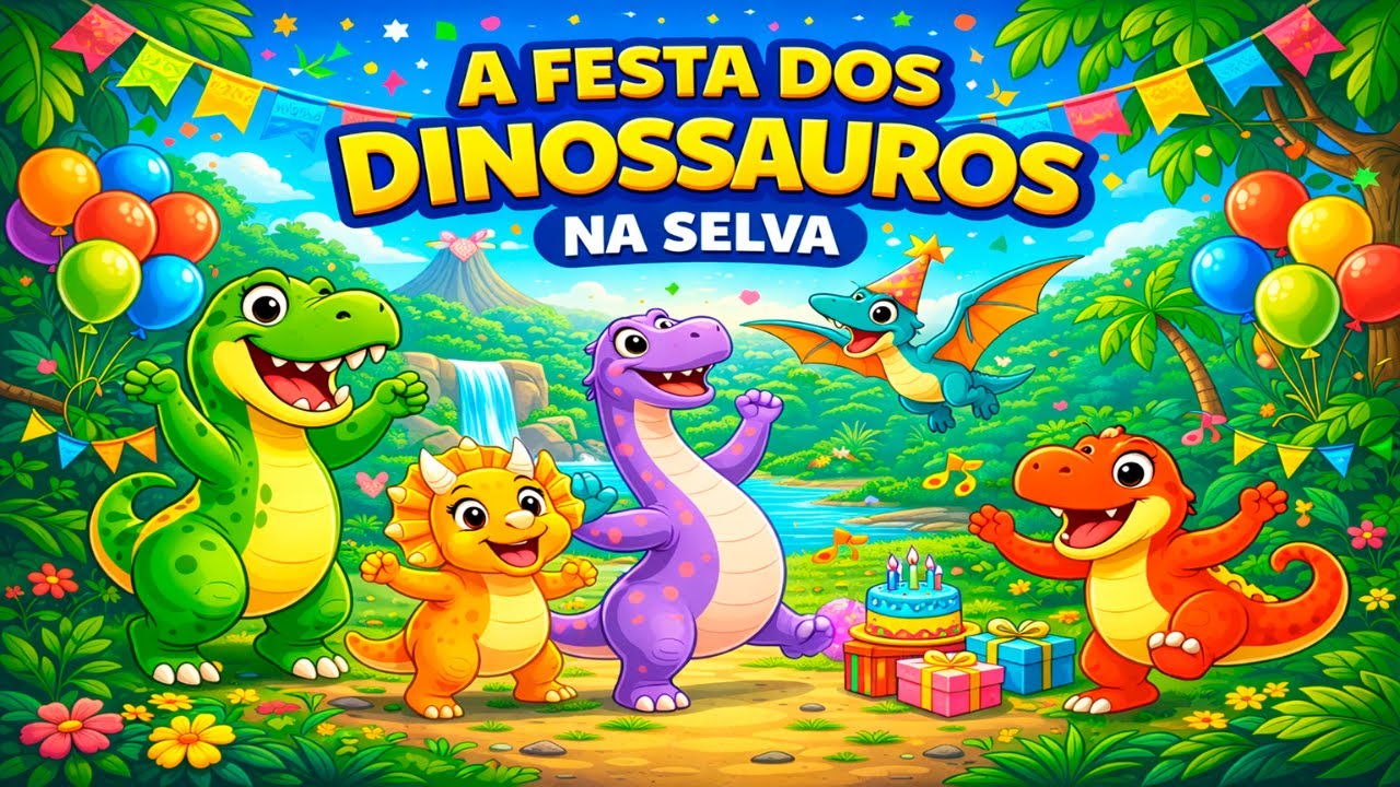 Música dos Dinossauros | Canção Infantil Animada