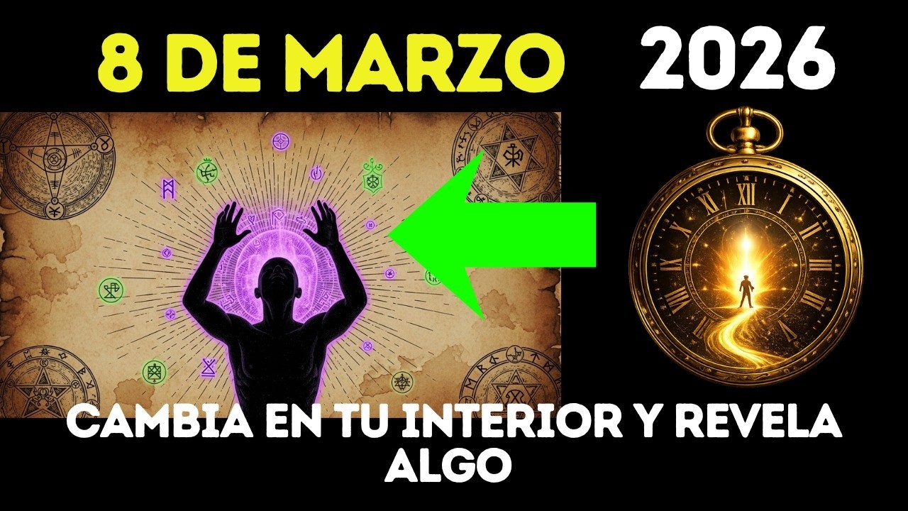 Algo en este 8 de marzo cambia en tu interior y revela algo importante sobre tu camino.