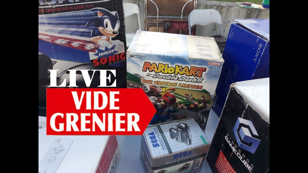 Vide Grenier Live - Brocante / Du R&eacute;trogaming &agrave; petit prix !