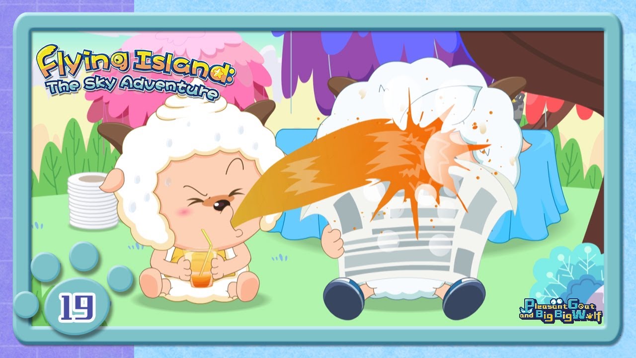 Creating Rainbow | Adventure cartoon | for kids | EP19 | funny | Pleasant goat and big big wolf