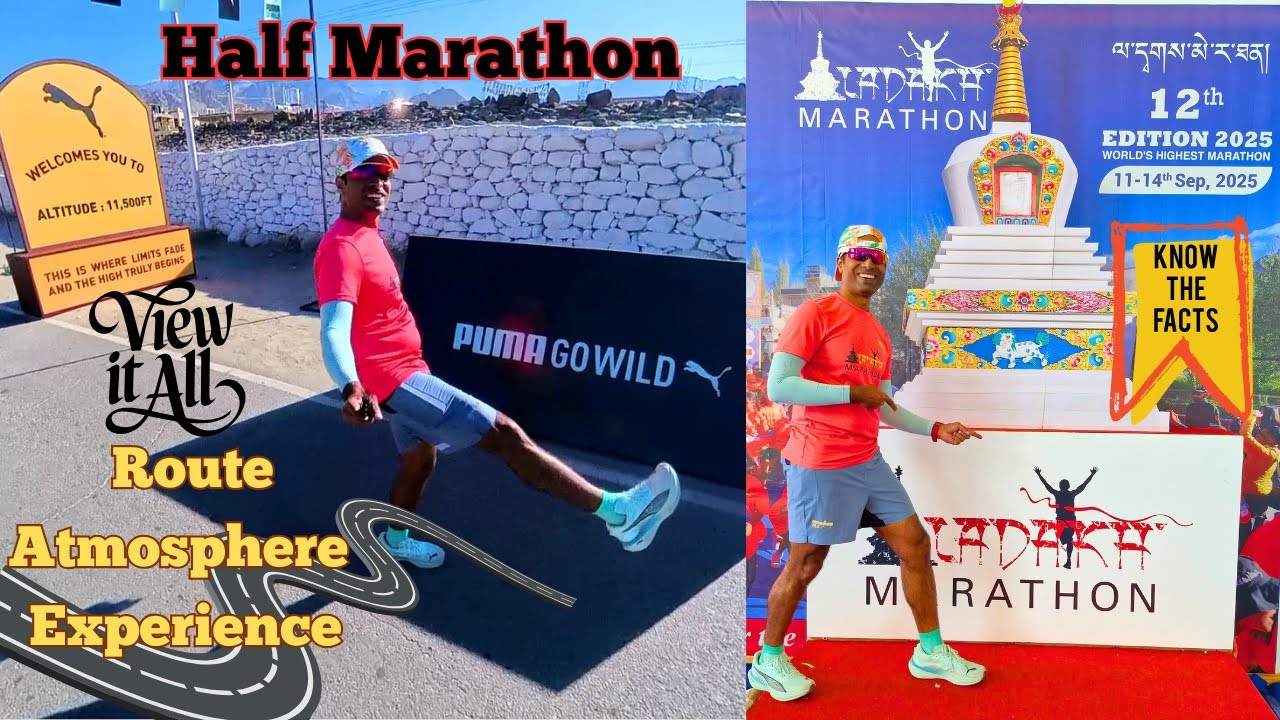 Know All About Ladakh Half Marathon 2025 | Most detailed Documentary | Highest Marathon made easy