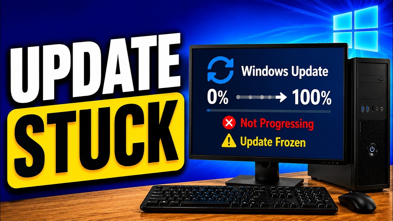 Как исправить проблему с зависанием обновления Windows на 0% или 100% [Пошаговая инструкция]