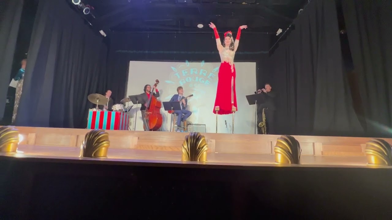 Burlesque Contortion - Terre Rouge Live Jazz Cabaret Rodeo Cinema Oklahoma City OKC 3.8.25