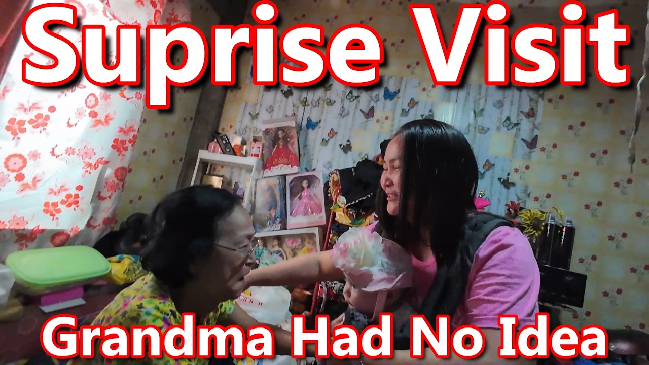 Surprising Grandma in the Philippines With Her Granddaughter (First Time Meeting Erika)