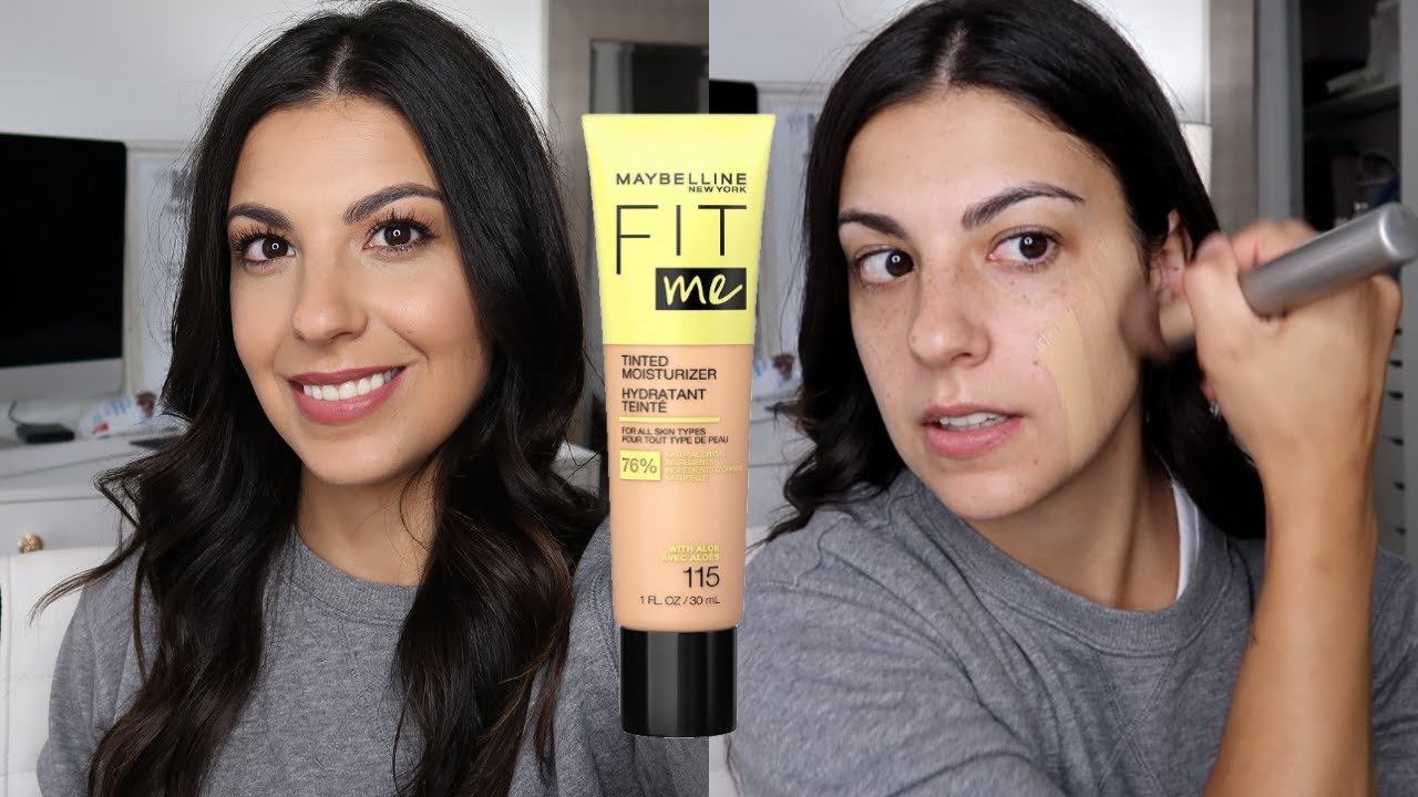 NEW Maybelline Fit Me Tinted Moisturizer Review & Demo