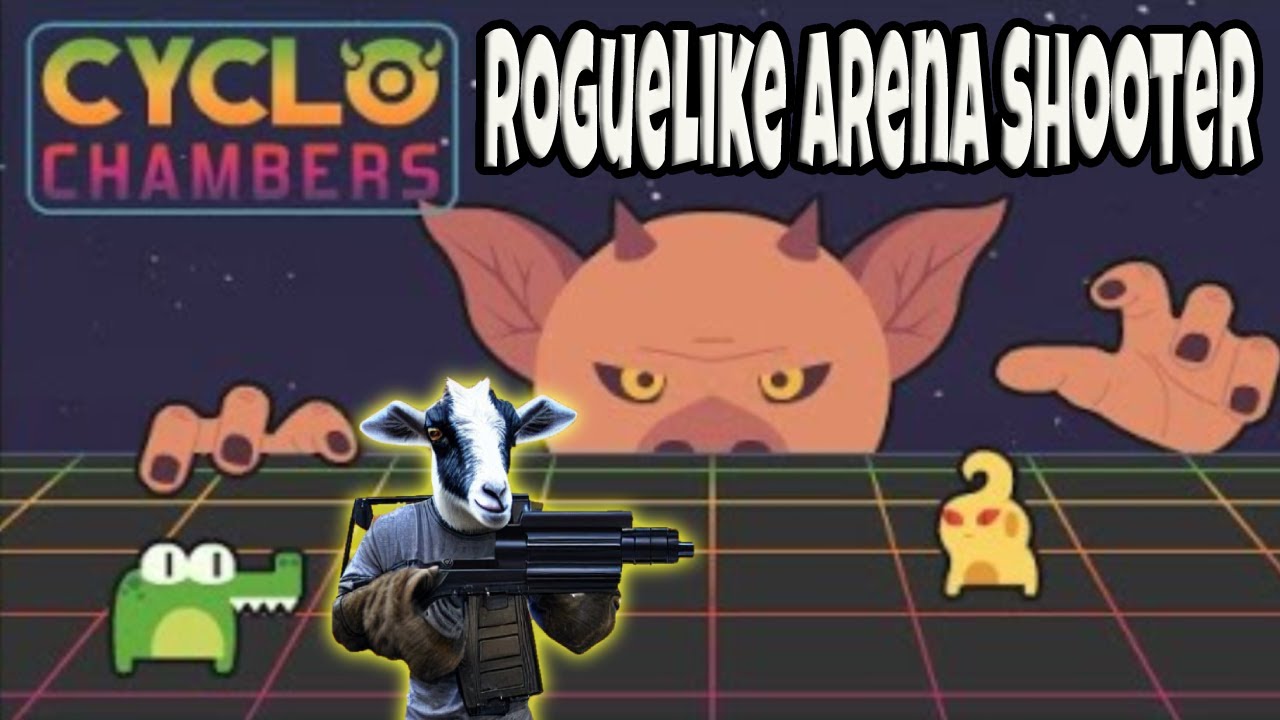 Blasting Cyclops Baddies In Cyclo Chambers! | Action Roguelike | Arena Shooter | Twinstick Shooter