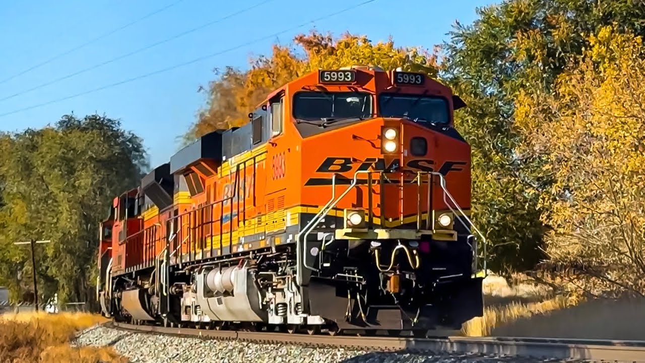 BNSF 5993 east (featuring H1 and H2 dash 9’s)