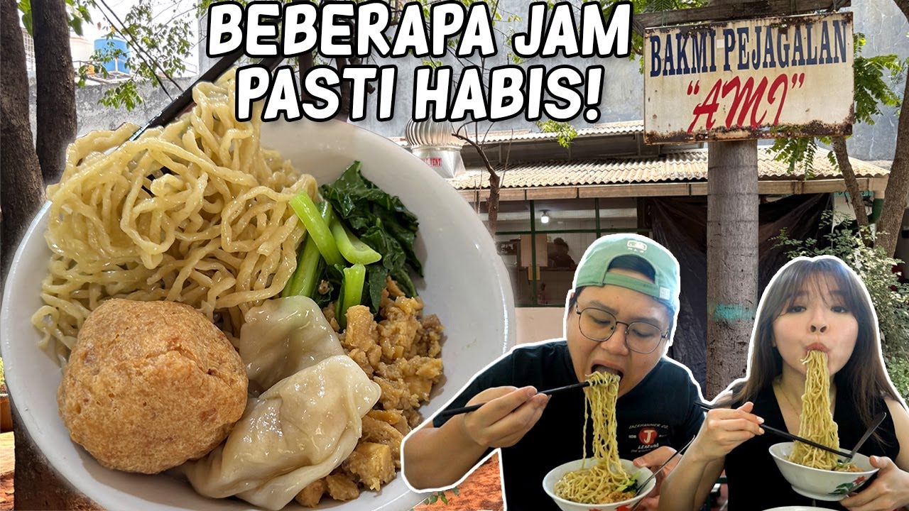 JUAL BAKMI 40.000 DI PASAR, BELUM SIANG UDAH LUDES! YANG BELI NAIK ALPHARD!