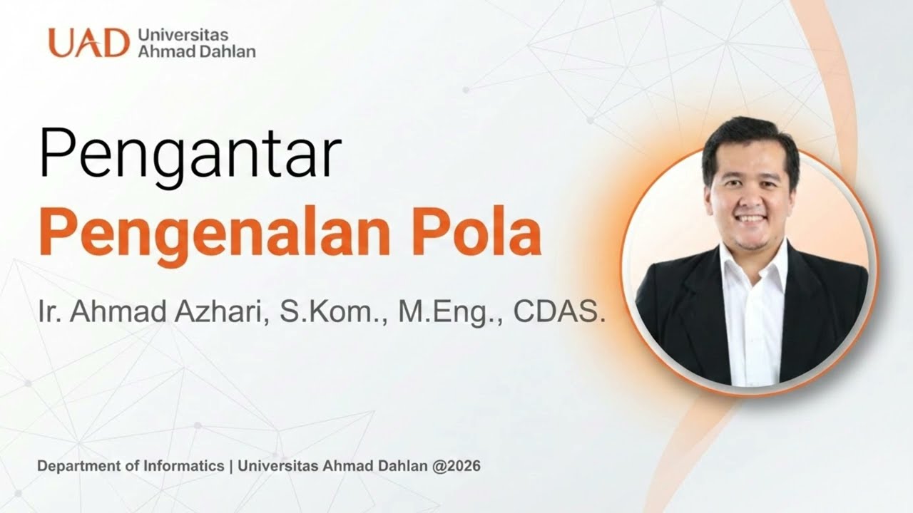 [PR-00] Pengenalan Pola dalam 10 Menit! Overview Singkat & Mudah Dipahami