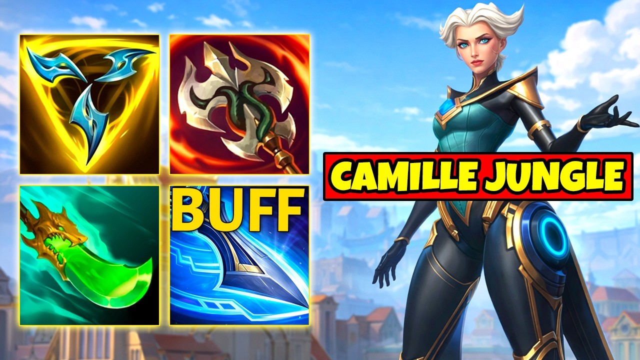 ESSA É A NOVA CAMILLE COM O BUFF DO PATCH DANDO DANO ABSURDO