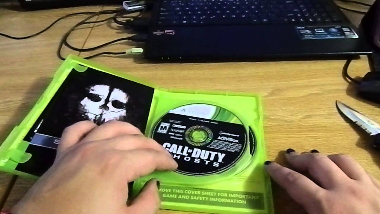 Call of Duty Ghosts Xbox 360 Unboxing plus dog tags, poster and patch