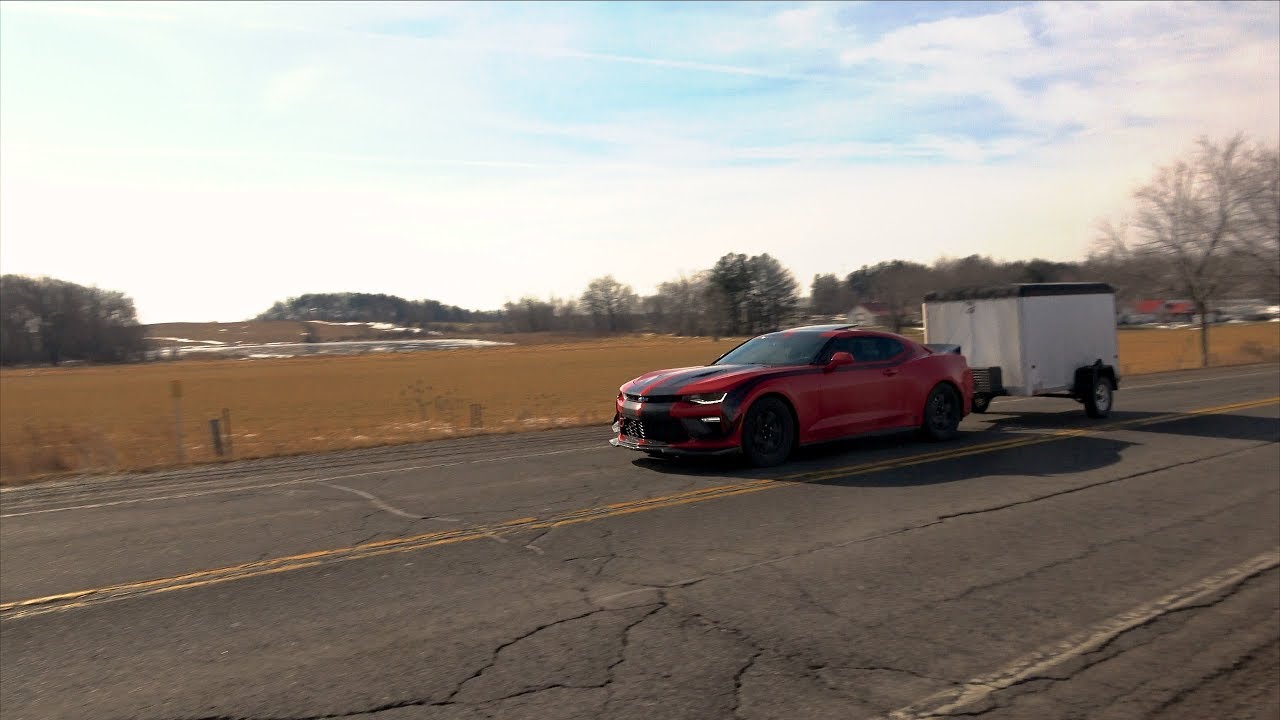 Camaro SS Towing a Trailer