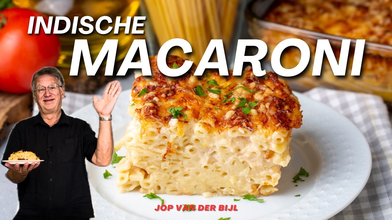 Hoe maak je Indische macaroni? (Makkelijke macaroni ovenschotel recept)