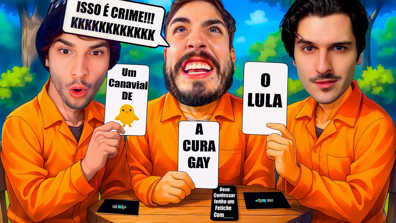 fizeram o CARTAS CONTRA A HUMANIDADE brasileiro 💀💀💀