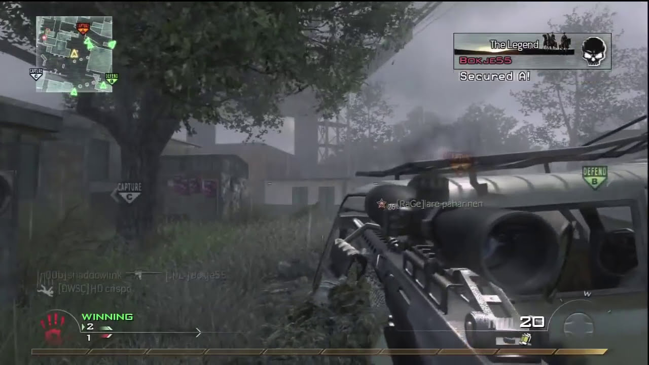 INSANE NERDGASM TRIPLE!!!! Barett 50cal Underpass MW2 live com #4