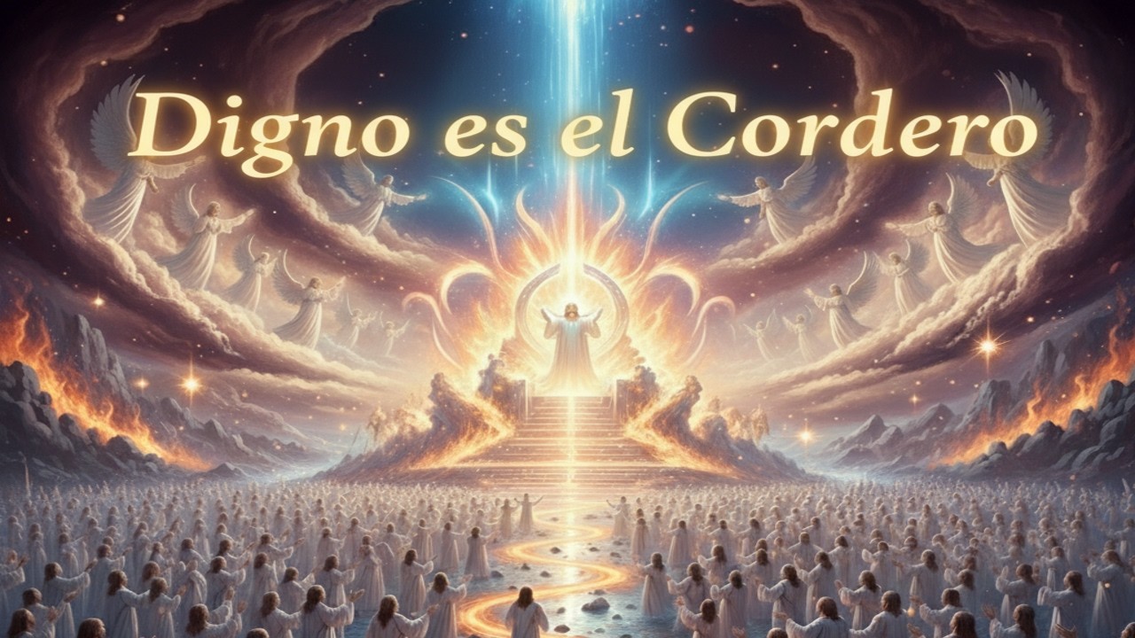 👉 Digno es el Cordero 🙌 La Adoración que Estremece el Cielo y la Tierra | canción cristian con letra