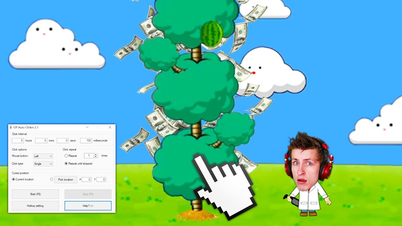 so I used an auto clicker for 24 hours in infinitree...