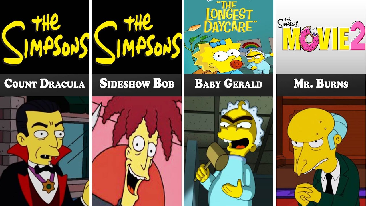 All The Simpsons Franchise Villains 1989-2026