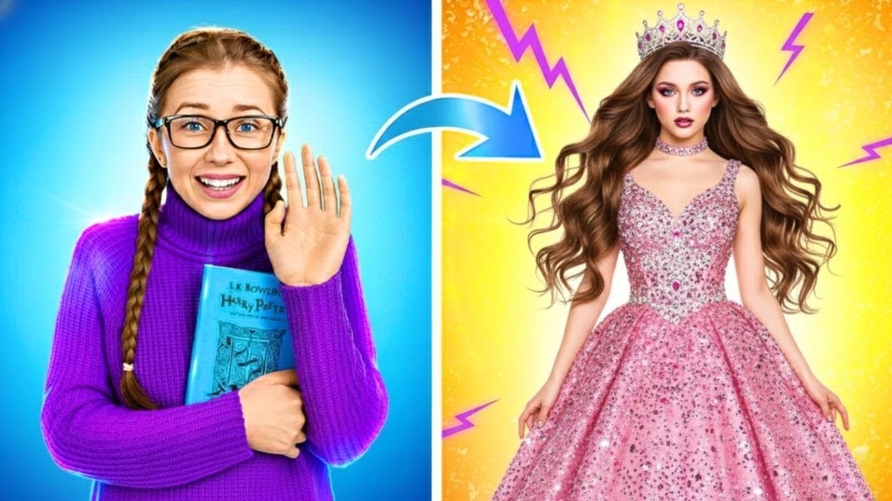 ГРЯЗНОЕ VS ЭЛИТНОЕ преображение! Безумная трансформация превращает замарашку в VIP-принцессу