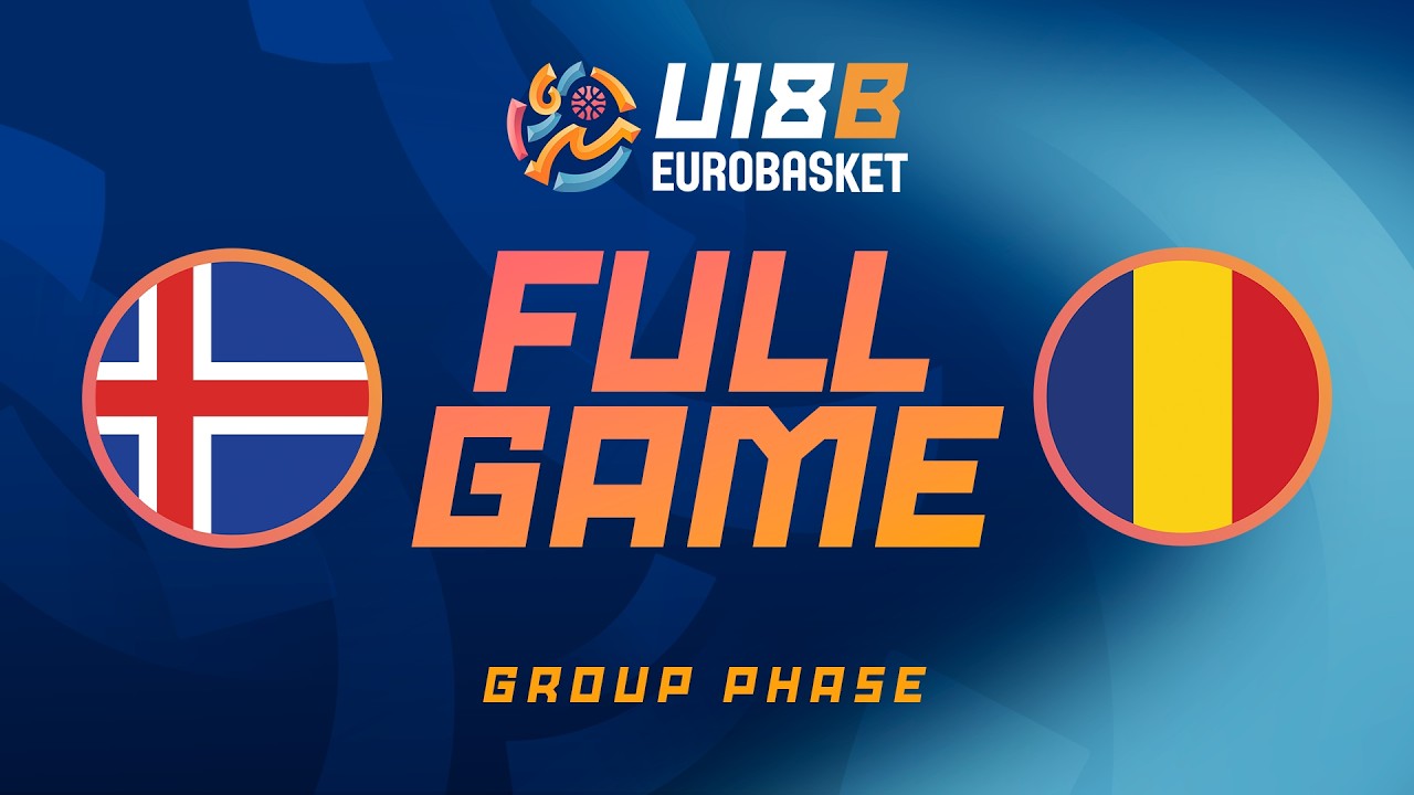 Group Phase | Iceland v Romania | Full Basketball Game | FIBA U18 Women's EuroBasket 2026 Division B