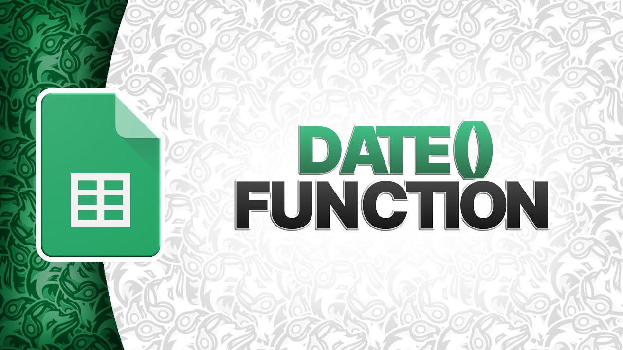 Как использовать функцию даты в Google Таблицах | DATE()