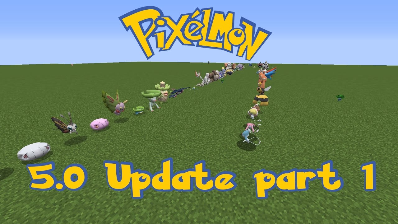 IT'S HERE!! Pixelmon 5.0.0 update part 1/3