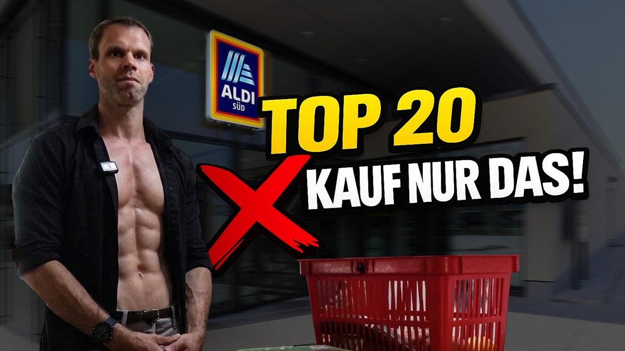 Meine Top 20 ALDI Lebensmittel für Muskelaufbau & Hormonbalance 💪🛒 (Bio Geheimtipps!)